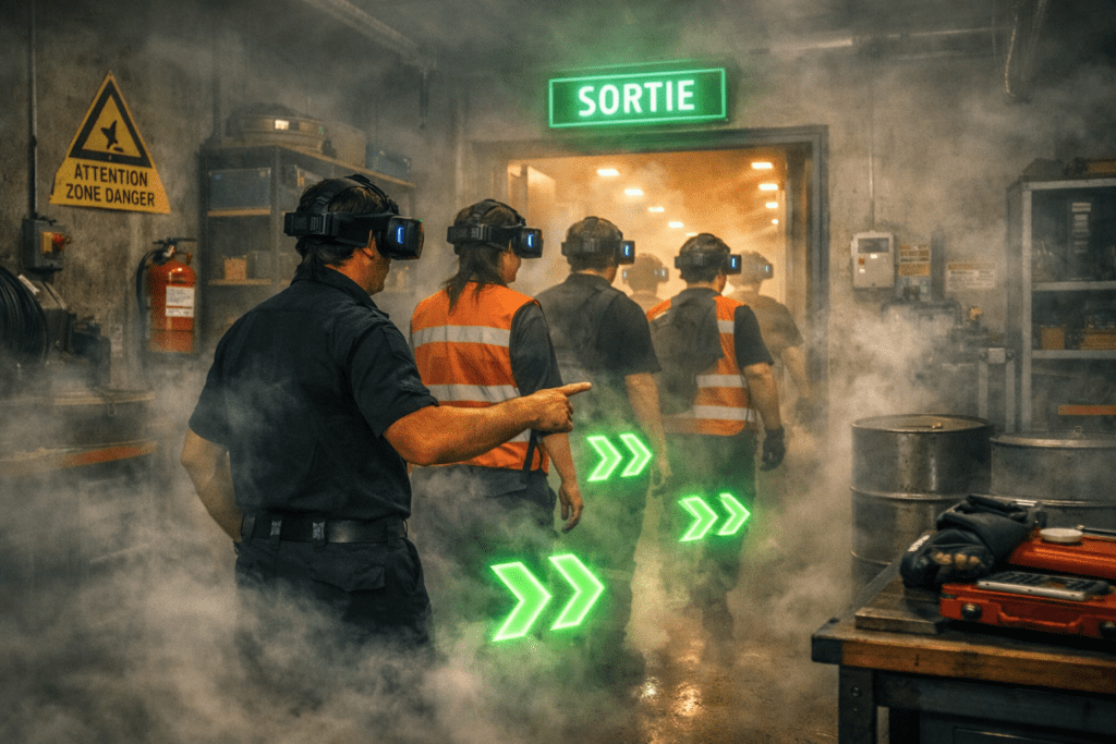 formation évacuation en vr