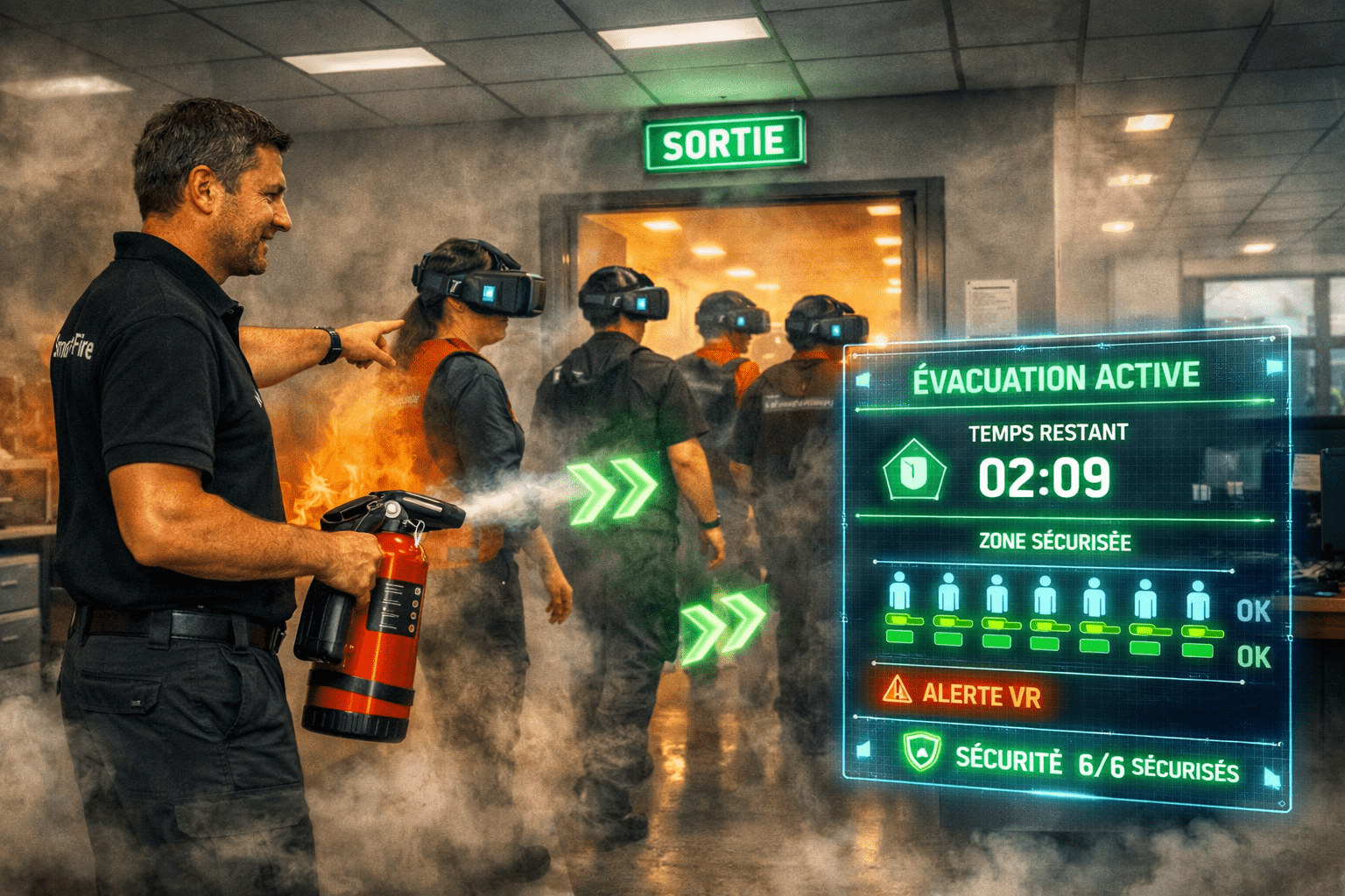 formation évacuation en vr